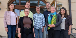 The project team, from left to right: Assistant Professor Dr. Daniela Schmitz, Olga Wagner, Professor Dr. Uwe Wilkesmann, Manfred Fiedler, Jan-Hendrik Ortloff, Professor Dr. Liudvika Leišytė, Dr. Anna-Lena Rose.