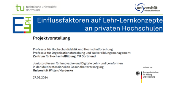 Screenshot der Projektpräsentation
